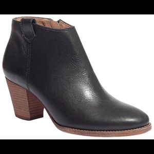 Madewell True Black Billie Boots Size 8
